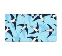 KYSANOL Flying Swallows,Mouse Pad Large Desk Pad Computer Keyboard Mouse Mat With Non Slip Rubber Base 40 x 70 cm