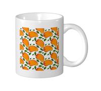 KYSANOL Fruit of Mango and Leaves Pattern, Ceramic Cup Ceramics Mug Tea Cup Coffee Mugs 330 ml