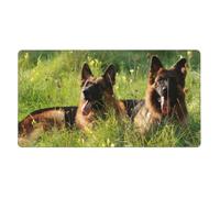 KYSANOL German Shepherd Dog Pattern,Mouse Pad Large Desk Pad Computer Keyboard Mouse Mat With Non Slip Rubber Base 40 x 70 cm
