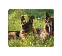 KYSANOL German Shepherd Dog Pattern, Mouse Pad, Non-Slip Rubber Base Mouse Pad,Waterproof Mouse Mat