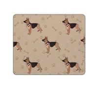 KYSANOL German Shepherd Foot Prints, Mouse Pad, Non-Slip Rubber Base Mouse Pad,Waterproof Mouse Mat