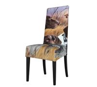 KYSANOL German Short-Haired Pointer Dog Fall,Chair Covers Seat Protector Stretch Dining Chair Slipcover Seat Cover for Chairs