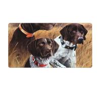 KYSANOL German Short-Haired Pointer Dog Fall,Mouse Pad Large Desk Pad Computer Keyboard Mouse Mat With Non Slip Rubber Base 40 x 70 cm