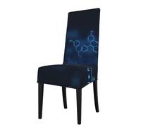 KYSANOL Glowing Mathematical Physics Chemistry Formulas,Chair Covers Seat Protector Stretch Dining Chair Slipcover Seat Cover for Chairs