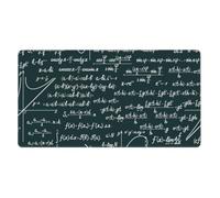 KYSANOL Handwritten Math Formulas Pattern,Mouse Pad Large Desk Pad Computer Keyboard Mouse Mat With Non Slip Rubber Base 40 x 70 cm