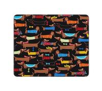 KYSANOL I Love My Dog Dachshunds Print, Mouse Pad, Non-Slip Rubber Base Mouse Pad,Waterproof Mouse Mat