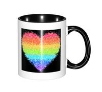 KYSANOL LGBT Gilter Rainbow Gay, Ceramics Mug Tea Cup Coffee Mugs Ceramic Cup 330 ml
