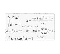 KYSANOL Mathematics And Geometry School With Scientific Formulas Chalk Board Style,Mouse Pad Large Desk Pad Computer Keyboard Mouse Mat With Non Slip Rubber Base 40 x 70 cm