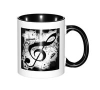 KYSANOL Music Notes, Ceramics Mug Tea Cup Coffee Mugs Ceramic Cup 330 ml