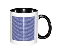 KYSANOL Programmer Binary Computer Code Purple, Ceramics Mug Tea Cup Coffee Mugs Ceramic Cup 330 ml