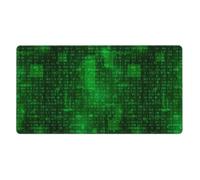 KYSANOL Programmer Binary Data Coding,Mouse Pad Large Desk Pad Computer Keyboard Mouse Mat With Non Slip Rubber Base 40 x 70 cm