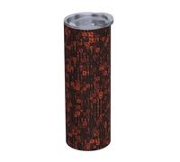 KYSANOL Programmer Code Red Water Bottle Insulated 20 Oz Stainless Steel Mug Vacuum Tumbler Water Flask