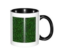 KYSANOL Programmer Green Decimal Computer Code, Ceramics Mug Tea Cup Coffee Mugs Ceramic Cup 330 ml
