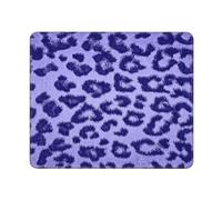 KYSANOL Purple Leopard Print Skin Fur, Mouse Pad, Non-Slip Rubber Base Mouse Pad,Waterproof Mouse Mat