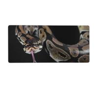 KYSANOL Python Snake,Mouse Pad Large Desk Pad Computer Keyboard Mouse Mat With Non Slip Rubber Base 40 x 90 cm