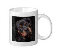KYSANOL Rottweiler - Loving Confident and Loyal, Ceramic Cup Ceramics Mug Tea Cup Coffee Mugs 330 ml