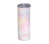KYSANOL Soft Pastel Bright Colored Calm Abstract The Arts Water Bottle Insulated 20 Oz Stainless Steel Mug Vacuum Tumbler Water Flask