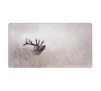 KYSANOL Wild Deer Print,Mouse Pad Large Desk Pad Computer Keyboard Mouse Mat With Non Slip Rubber Base 40 x 70 cm
