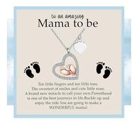 Kysee Lovely Pregnancy Necklace First Time Gift for Mother Maternity Pregnant Wife Expecting Moms