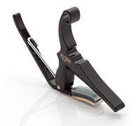 Kyser KG12B quick change Guitar capo for 12-string guitar, Black