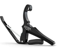 Kyser KG12B quick change Guitar capo for 12-string guitar, Black