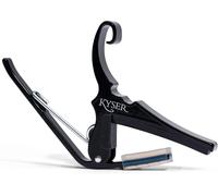 Kyser KG6B quick change Guitar capo for 6-string guitar, Black