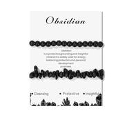Kysin Chiys 2Pcs Set Amethyst Bracelets for Women 6mm Natural Gemstone Bracelet Crystal Beaded Bracelet Irregular Chips Beads Bracelet Stretch Relief Reiki Yoga Bracelet 6mm, adjustable, Stone, no