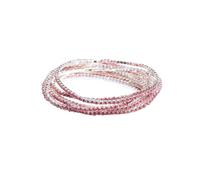 Kysin Chiys 5Pcs Set Sparkling Rhinestone Stretch Tennis Bracelets Set Colorful Fashion Stackable Crystal Elastic Bracelet Shining Wedding Party Jewelry for Women, adjustable, Stone, no gemstone