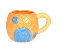 KYSUN Cute 3D Mug, Cartoon Pineapple House Water Cup, Creative Porcelain 3D Fruit Cup with Handle, 3D Pineapple Shape Ceramic Mug Fruit Mug, for Coffee, Tea, Juice, Milk, Water, Birthday Gifts, 700ml