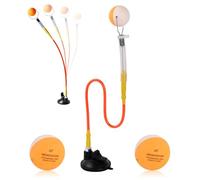 KYSUN Table Tennis Trainer, PVC Ping Pong Training Device, Adjustable Table Tennis Ball Sucker, Fixed Rapid Rebound Ball Clip Training Machine, Training Ping Pong Balls Equipment