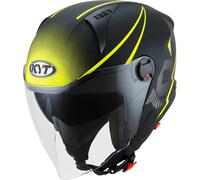 KYT D-City Colorful Jet Helmet, yellow, size S (55/56)
