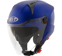 KYT D-City Plain Jet Helmet, blue, size XS for Men