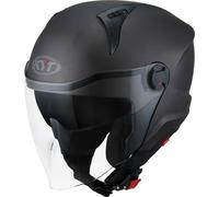 KYT D-City Plain Jet Helmet, grey, size XL for Men