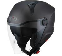 KYT D-City Plain Jet Helmet, grey, size XL for Men