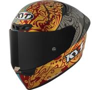 KYT KX-1 Race GP Bastianini IDN Replica 2023 Helmet, gold, size XS for Men