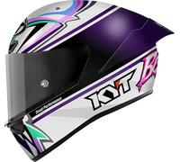 KYT KX-1 Race GP Bastianini Replica 2024, full face helmet M White/Purple/Pink/Green