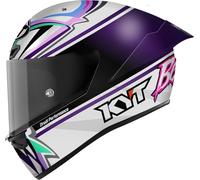 KYT KX-1 Race GP Bastianini Replica 2024 Helmet, white/purple, size XS (53/54)