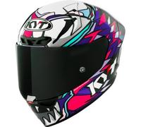 KYT KX-1 Race GP Bastianini Replica 2023 Helmet, white-pink, size S for Men