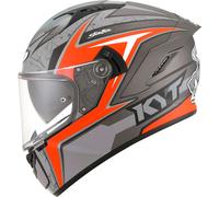 KYT NF-R Mindset, full face helmet XL Matt Grey/Light Grey/Red