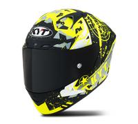 KYT Skyhawk Glowing, cross helmet XXL White/Light Grey/Red/Black