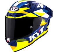 KYT R1R Diamond Helmet, blue/yellow, size XXL (63)