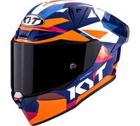 KYT R1R Diamond Helmet, blue/orange, size XL (61/62)