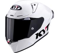KYT R1R Plain Helmet, white, size 2XL for Men