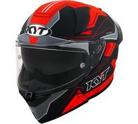 KYT R2R LED, full face helmet M Matt Black/Red/Grey