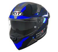 KYT R2R LED, full face helmet L Matt Black/Grey/Blue