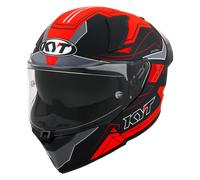 Full-Face Helmet KYT R2R Led Matt Black/Red
