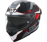 KYT R2R Led Helmet, black-grey, size L for Men