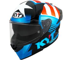 KYT R2R Straight, full face helmet M Black/Blue/White/Red