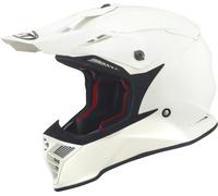 KYT Skyhawk Plain Motocross Helmet, white, size M (57/58)