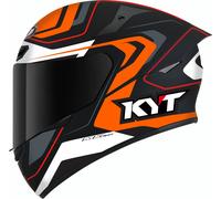 KYT TT Course Overtech Helmet, black-orange, size XS for Men